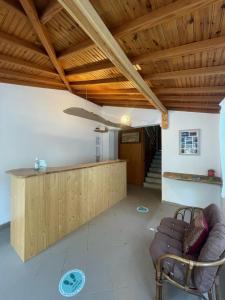 Kuchyň nebo kuchyňský kout v ubytování Pension Oasis