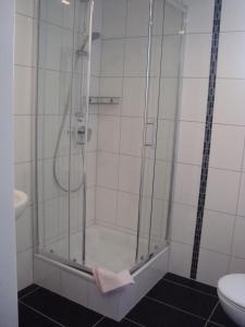 Koupelna v ubytování Hotel Gartenhof