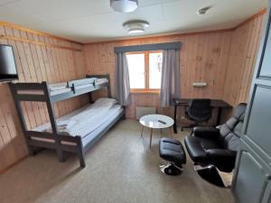 Кровать или кровати в номере Torpomoen