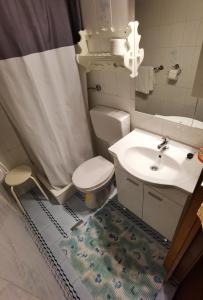 Koupelna v ubytování Apartman Kampor