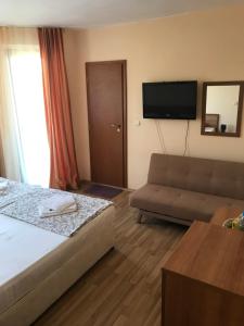 TV a/nebo společenská místnost v ubytování Family Hotel Astra