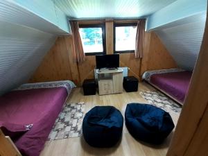 Posezení v ubytování Casa Haiducilor