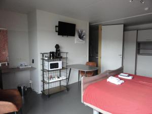 TV a/nebo společenská místnost v ubytování B&B Altijd Genieten + 36 fotografií
