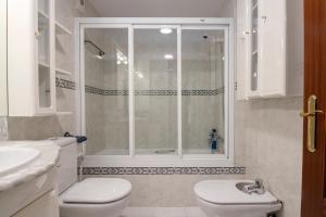 A bathroom at Apartamento Caño Badillo - Plaza Mayor - leonapartamentos Még 12 kép