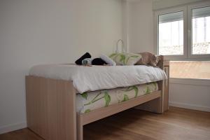 Postel nebo postele na pokoji v ubytování Nuevo apartamento céntrico junto al mar