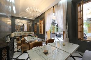 Istumisnurk majutusasutuses Riad L'Etoile D'Orient