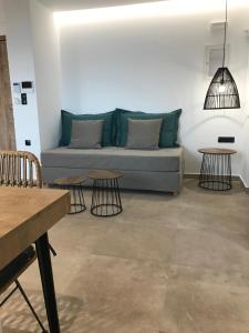 Posezení v ubytování blue sea suites