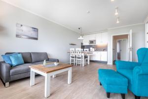 Kuchyň nebo kuchyňský kout v ubytování Seegarten Appartements Büsum