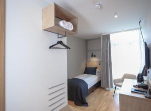 Fosshotel Reykholt客房内的一张或多张床位