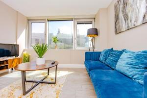 O zonă de relaxare la SEAVIEW I ONE BEDROOM FLAT I CENTRAL BRIGHTON LOCATION GDTF