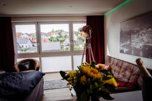 Posezení v ubytování Das Appartement