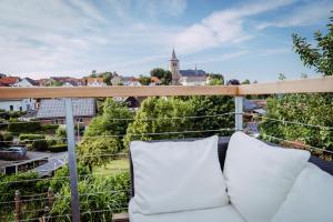 Balkón nebo terasa v ubytování Das Appartement