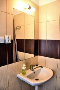 Koupelna v ubytování Apartmány Prameň