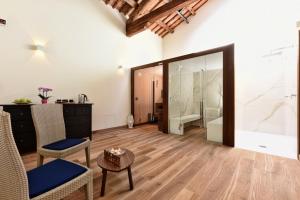 Ruang duduk di Hotel Ristorante Magia del Brenta