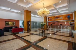 Lobbyen eller receptionen på Villa Vergueiro Hotel