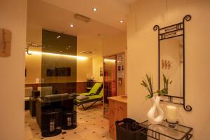 A seating area at Hotel Charly