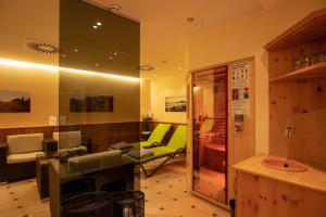 A seating area at Hotel Charly