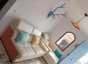 A seating area at Casa Bakara