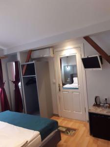 Køkken eller tekøkken på Corner Hot