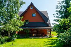 Vonkajšia záhrada v ubytovaní Willa Konda - bania , sauna