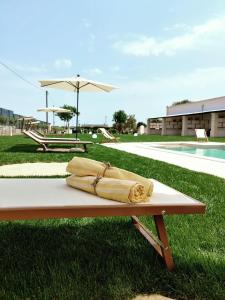 Bazén v ubytování Masseria Signora Cecca nebo v jeho okolí