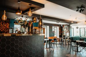 Reštaurácia alebo iné gastronomické zariadenie v ubytovaní Joy Aparthotel Keilberg
