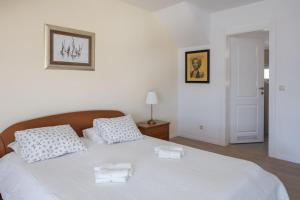 Postel nebo postele na pokoji v ubytování Villa Pomalo