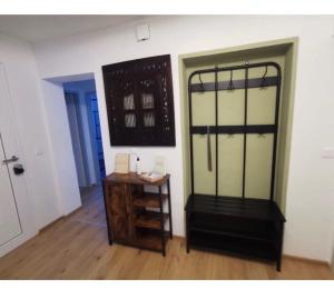 A bed or beds in a room at Appartamento Giovanna Rosegg