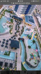 a view of a resort with a swimming pool at Salinas Exclusive Resort in Salinópolis