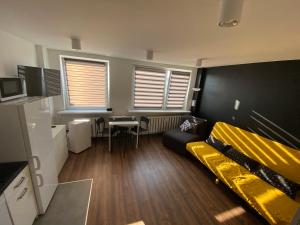 Kuchyňa alebo kuchynka v ubytovaní Apartamenty Czapla