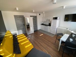 Kuchyňa alebo kuchynka v ubytovaní Apartamenty Czapla