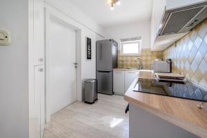Küche/Küchenzeile in der Unterkunft Apartment Seaside