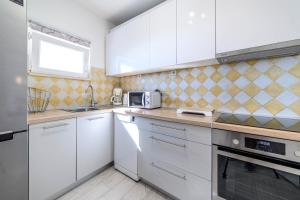 Küche/Küchenzeile in der Unterkunft Apartment Seaside