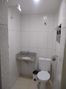 Koupelna v ubytování Hotel Belenzinho