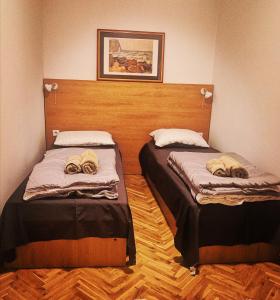 Postel nebo postele na pokoji v ubytování Apartment 67 Bajina Basta