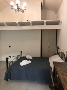 Postel nebo postele na pokoji v ubytování le mura