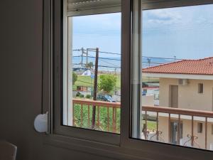 Balkón alebo terasa v ubytovaní Lucas2 Lux Flogita apartment