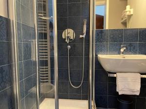 Koupelna v ubytování Hotel Europa Varese