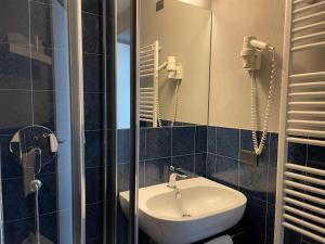 Koupelna v ubytování Hotel Europa Varese