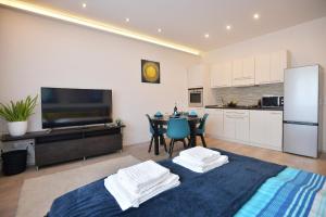Η κουζίνα ή μικρή κουζίνα στο NETTA APARTMAN
