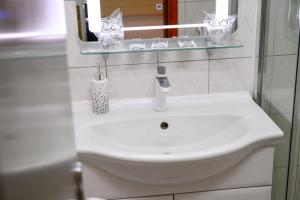 Koupelna v ubytování Hotel MB