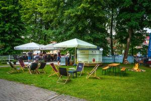 Vonkajšia záhrada v ubytovaní Hotel St. Bruno