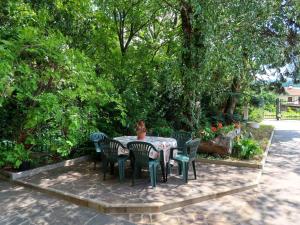 A garden outside Apartment Pancheri by Interhome