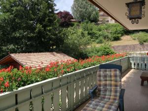 A garden outside Apartment Pancheri by Interhome
