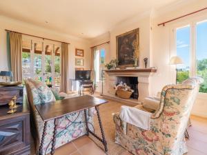 A seating area at Villa Son Maguet by Interhome