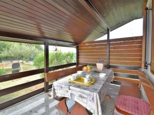 Balkón alebo terasa v ubytovaní Holiday Home Gloria by Interhome