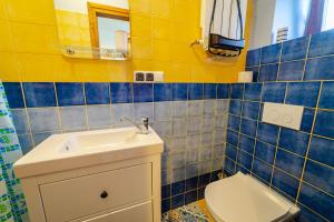 Koupelna v ubytování Apartament Na Skraju Miasta