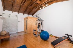Fitness centrum a/nebo fitness zařízení v ubytování Villa LAVANTINA