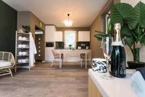 Kjøkken eller kjøkkenkrok på Deluxe Thermal Resort