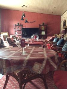 Posezení v ubytování B&B De Vijf Zuilen